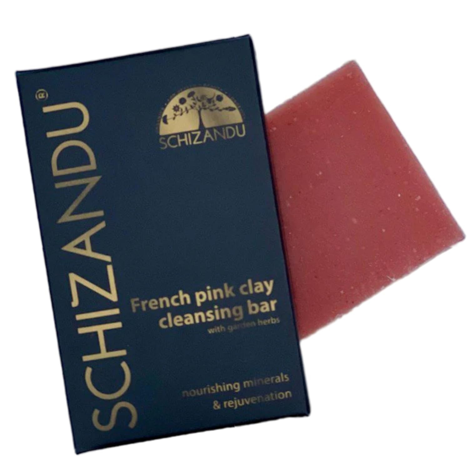 Organics Clay Cleansing Bar Soap, Organic Herbal Skin Detox with French Pink