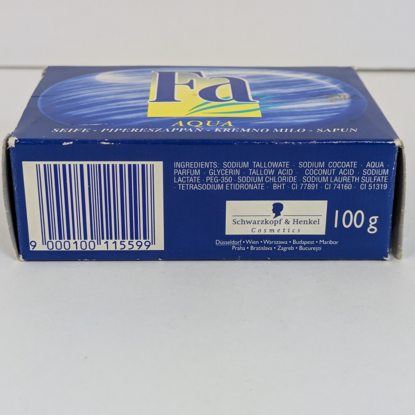 FA Aqua Bar Soap 100g Schwarzkopf & Henkel Germany New In Box
