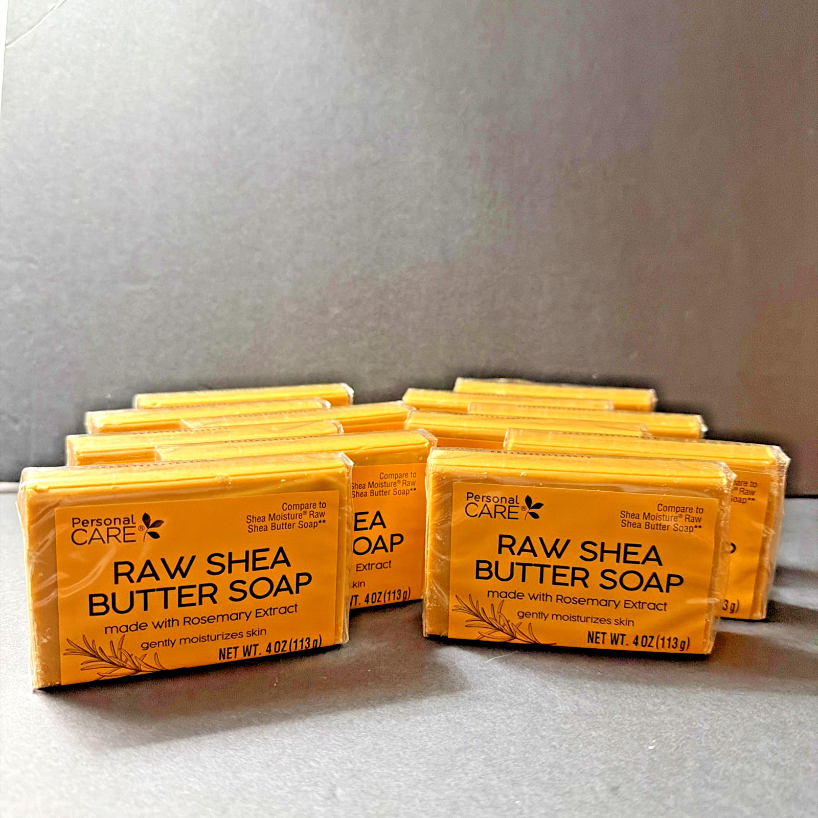 Raw Shea Butter Bar Soap 12 PACK Personal Care 4oz Ea Compare to Shea Moisture