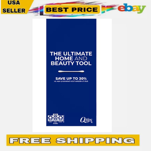 Q-tips Cotton Swabs 1750ct 3 Pack