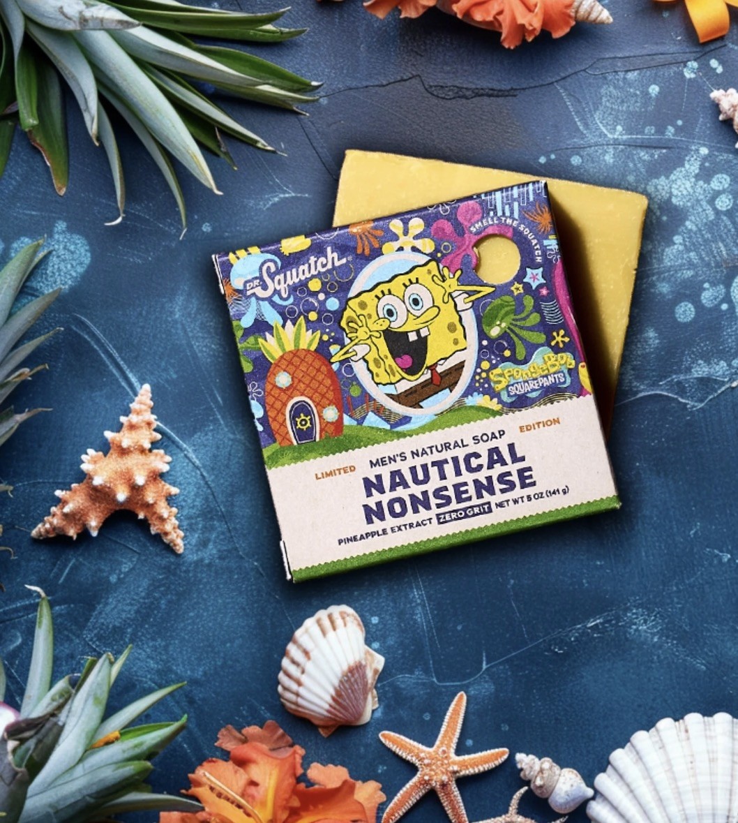3 PACK Dr Squatch SpongeBob Limited Edition Nautical Nonsense!! 🍍
