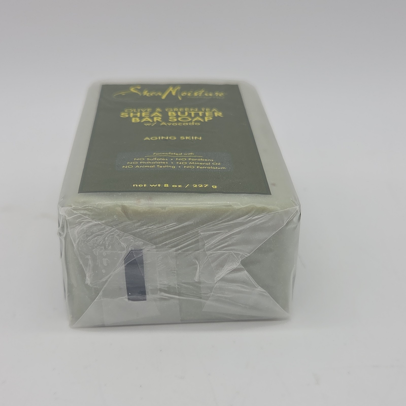 Shea Moisture Olive & Green Tea Shea Butter w Avocado Soap Bar Aging Skin 8oz