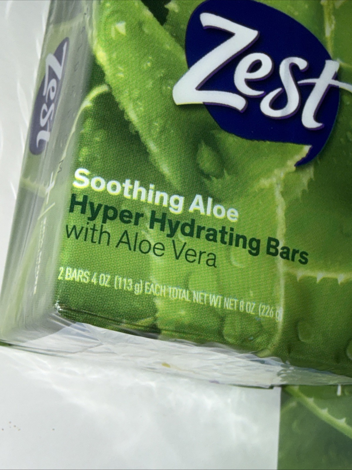 (6x) Twin Packs Zest Soothing Aloe, Deodorant Soap Bars – 12 Total 4 Oz Each.