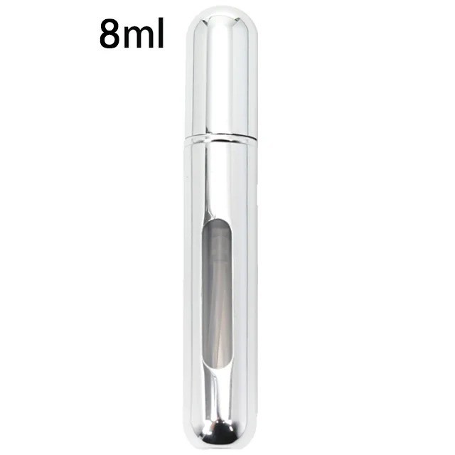 5/8ML Mini Refillable Perfume Atomizer Bottle Travel Portable Spray Pump Case US