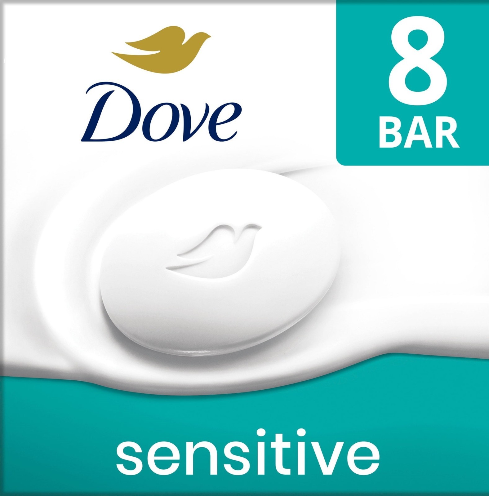 8-Pack Dove Beauty Bar More Moisturizing For Softer Skin, Fragrance Free, 3.75oz