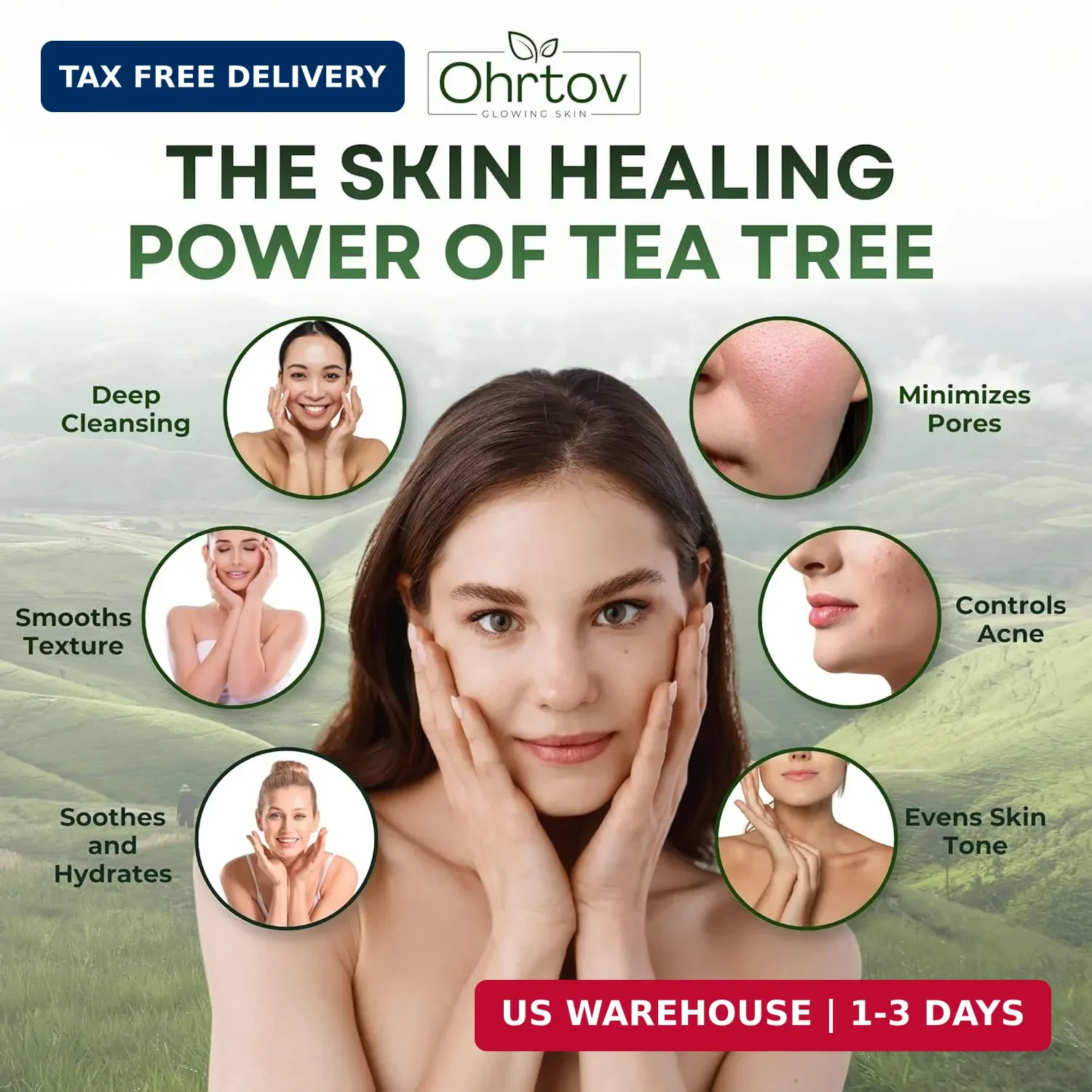 Tea Tree Soap – Natural Defense Tea Tree Oil Wash Bar for Face & Body – Remedy S