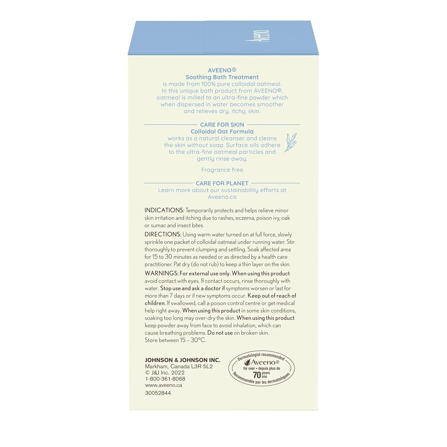 Fragrance Free Soothing Oatmeal Bath for Itchy Irritated Skin 8 Pack