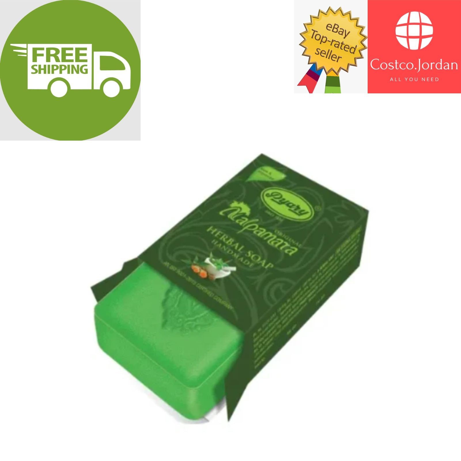 1 X Indian Pyary Nalpamara Original Herbal Soap – 75g Hand Made ⭐FREE SHIPPING⭐