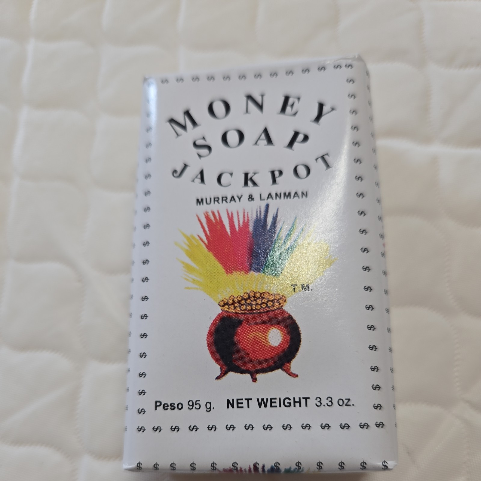 Money Jackpot Soap Murray & Lanman Bar Soap 3.35oz Bar