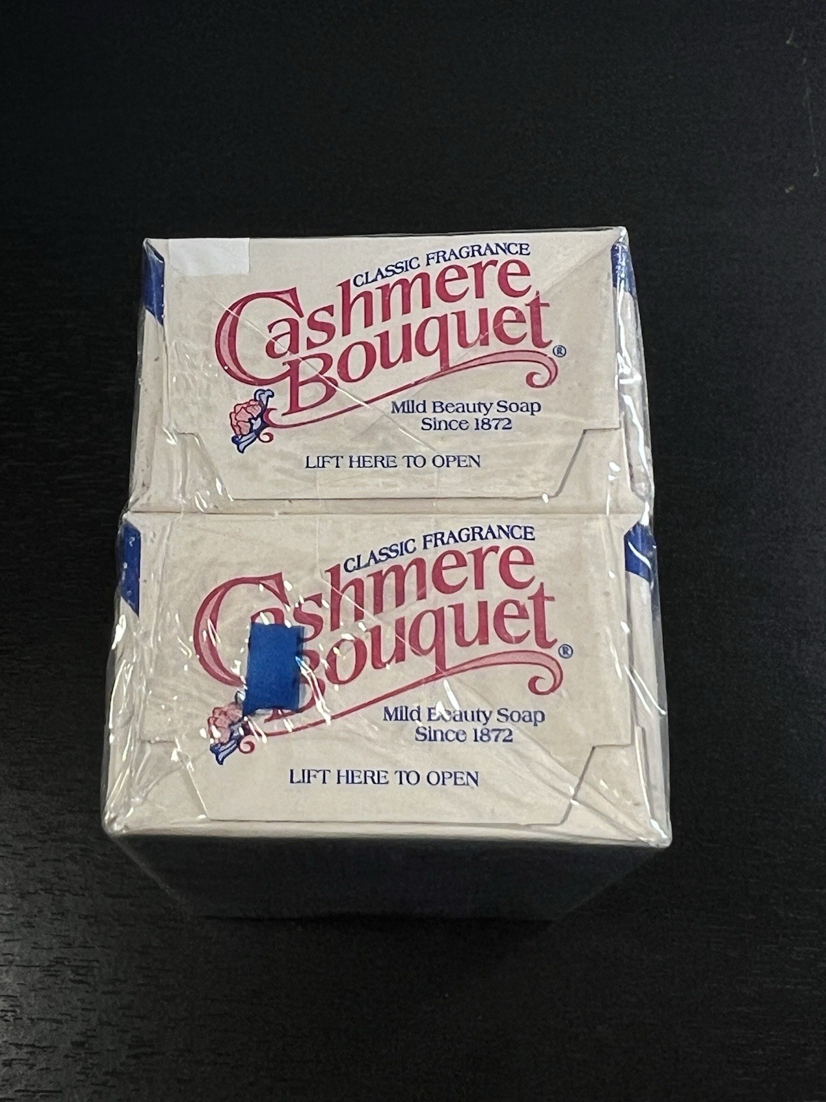 Vintage Sealed TWO Pack Cashmere Bouquet Classic Fragrance Mild Beauty Soap 4oz
