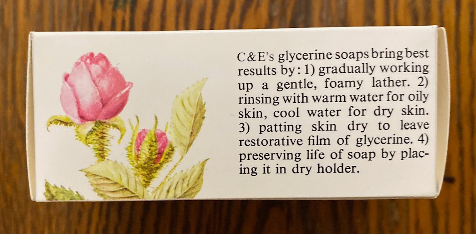 Crabtree & Evelyn Rosewater and Glycerin Soap 3.5 Oz Vintage