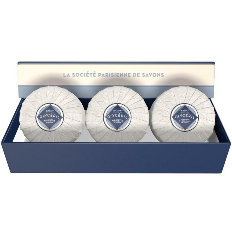 La Societe Parisienne de Savons | Glyceril (Vanilla & Milk) Boxed Soap | 3×3.4oz