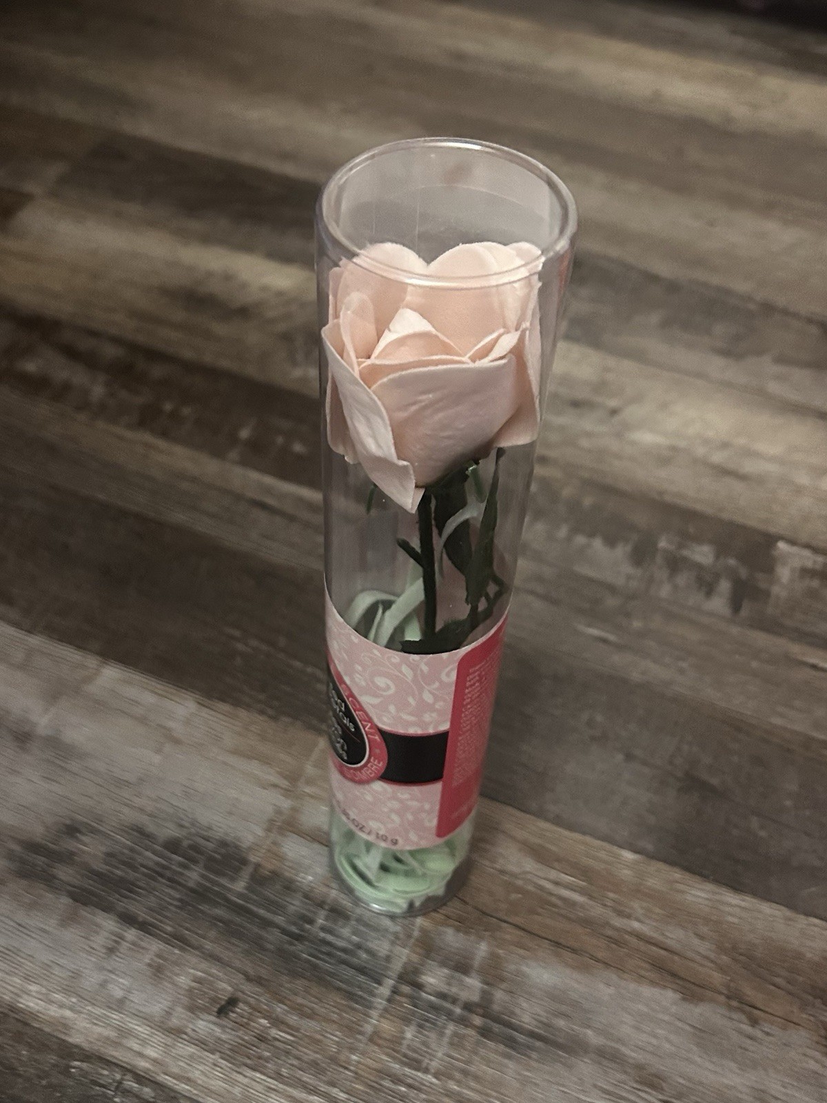 Dark Rose Scented Soap Petals Flower Floral Tube 0.35 oz for Women Hands