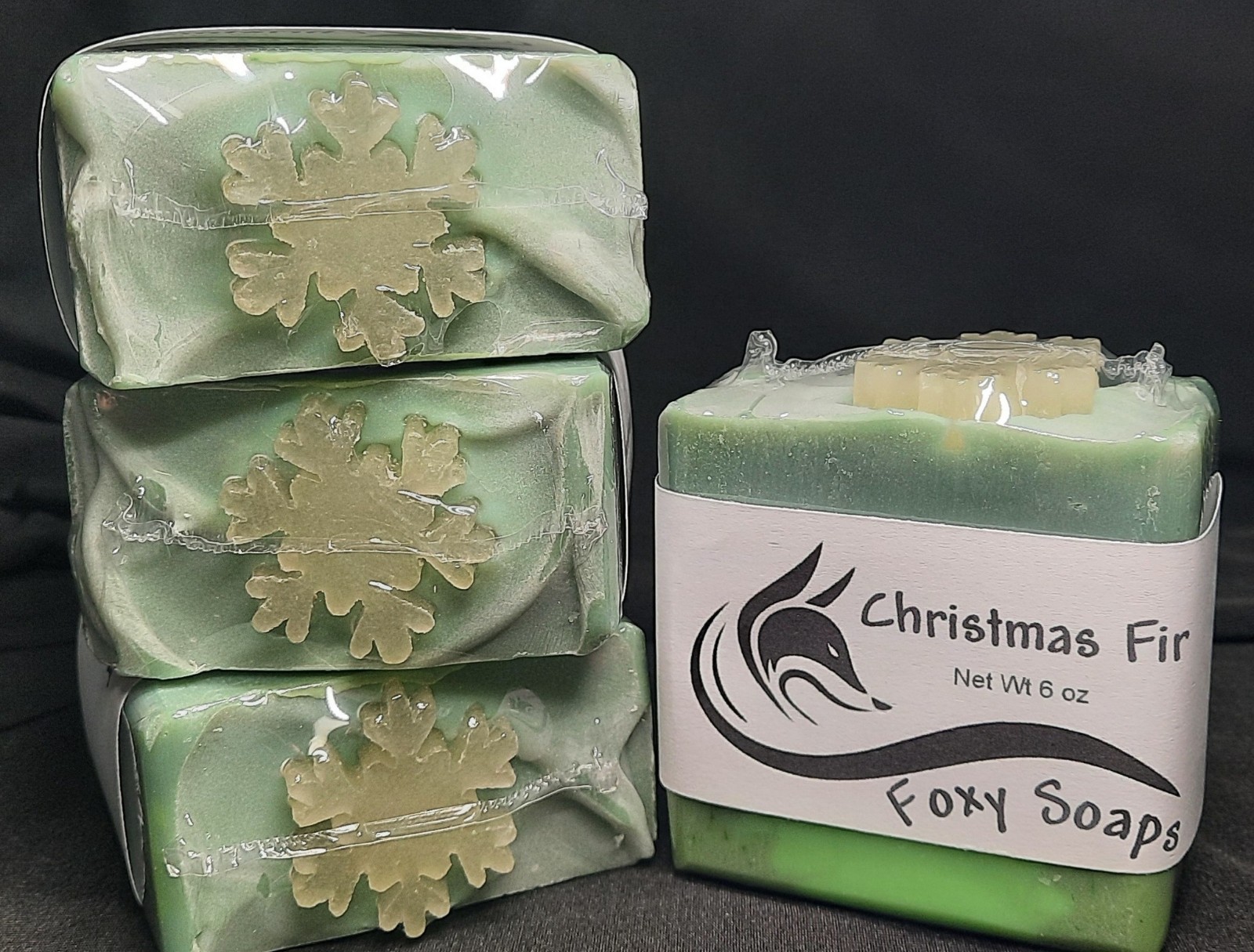 Christmas Fir-Glow in the Dark- Grass-fed Tallow Homemade Artisan Soap