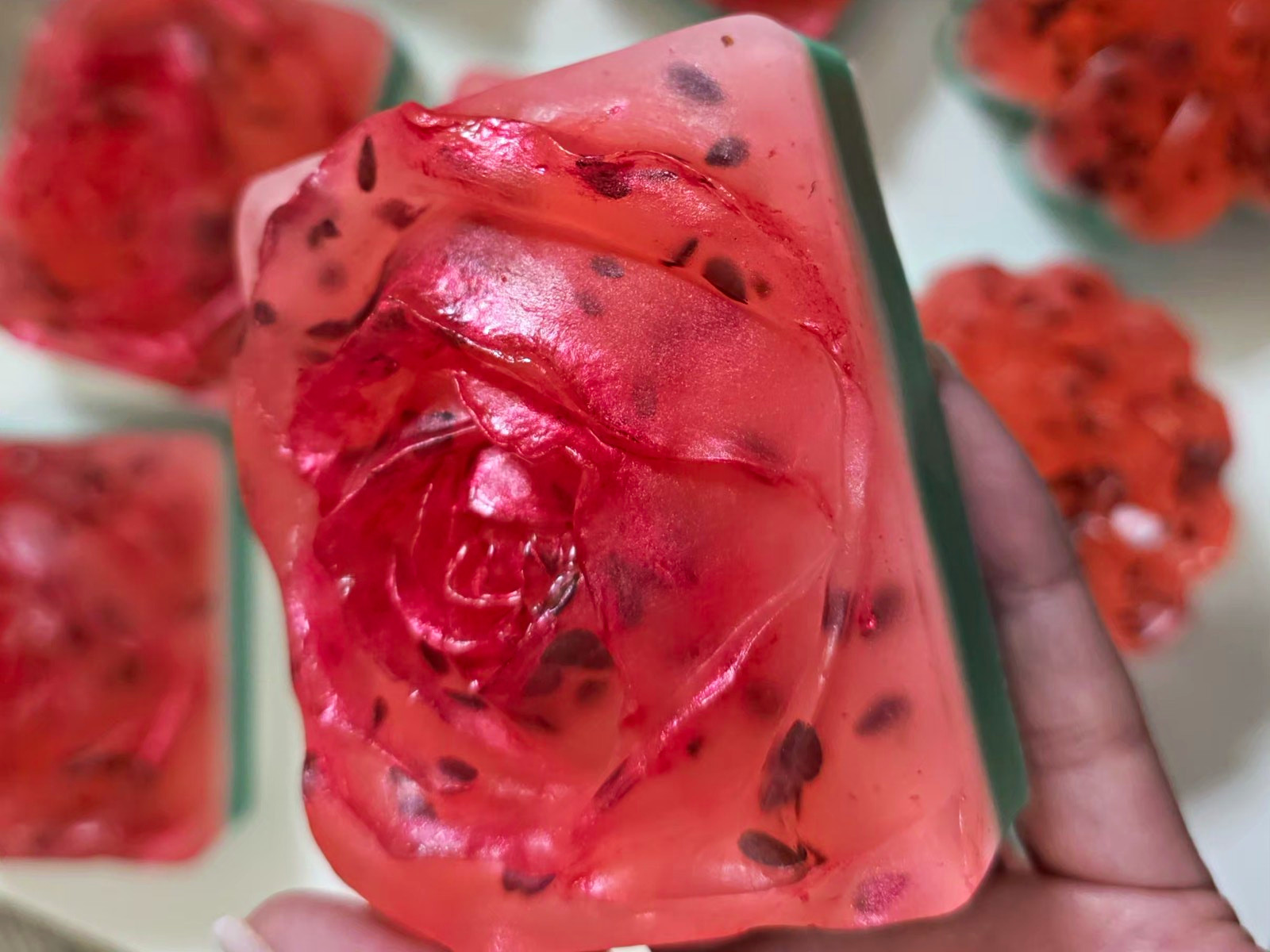 Handmade Pink Floral Body & Hand Bar Soap Multipack Set (2 Bars)