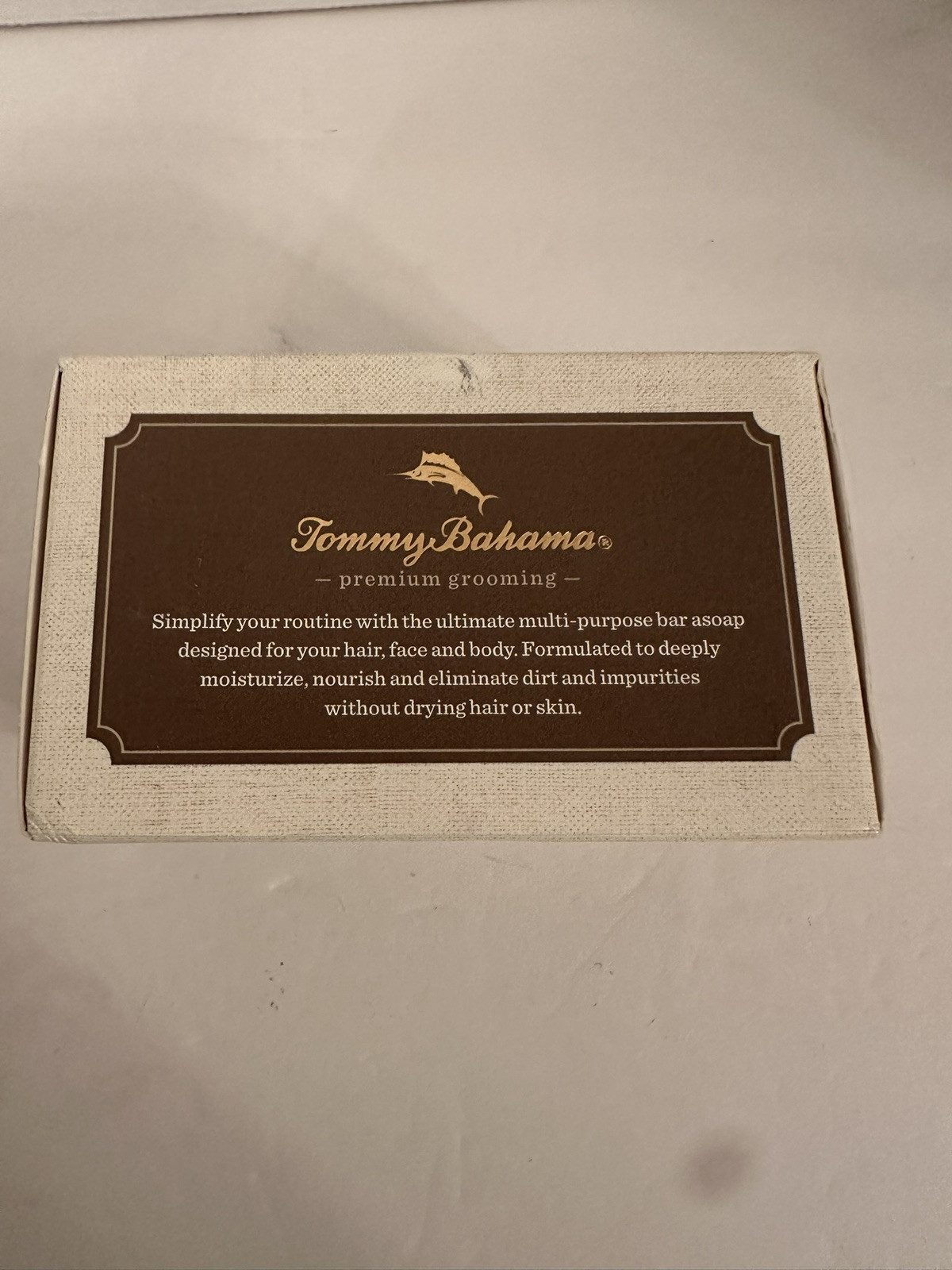 New Tommy Bahama Premium Hair Face Body Bar Soap Duo 2-Pack Gift Set -Sea & Surf