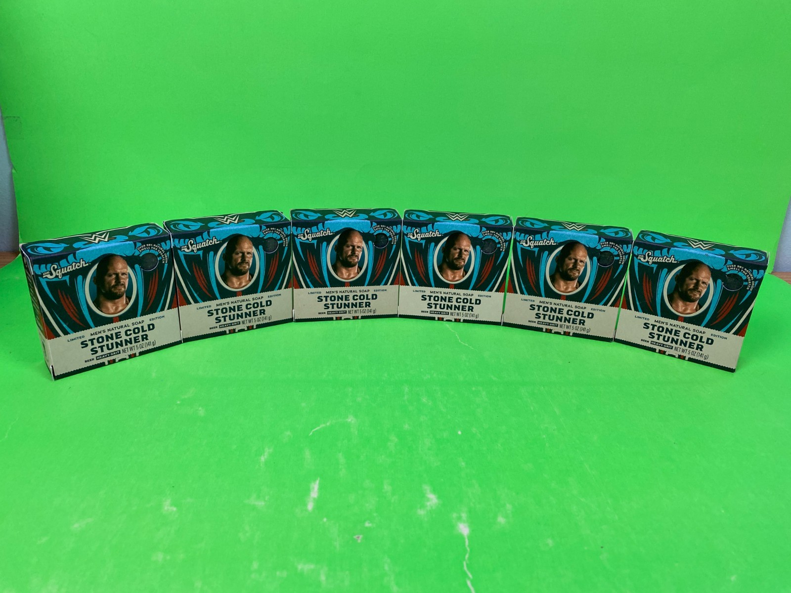 L@@K NEW 6 BARS DR SQUATCH LIMITED EDITION STONE COLD STUNNER STEVE AUSTIN SOAP