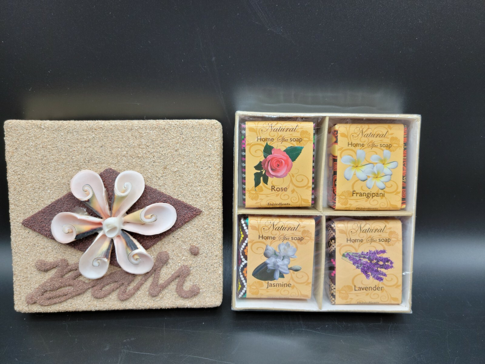 Vintage Bali Boxed Set Of 4 Natural Home Spa Soaps