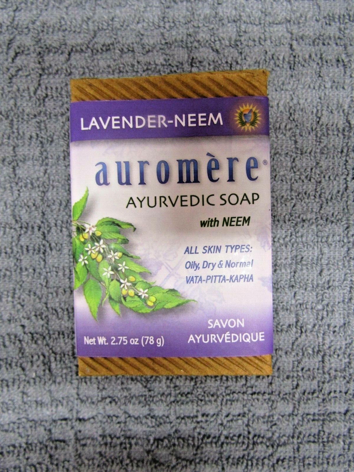 AUROMERE~~U PICK FROM 5 DIFFERENT SCENTS~~VEGAN BODY SOAPS 2.75 OZ TRAVEL 76