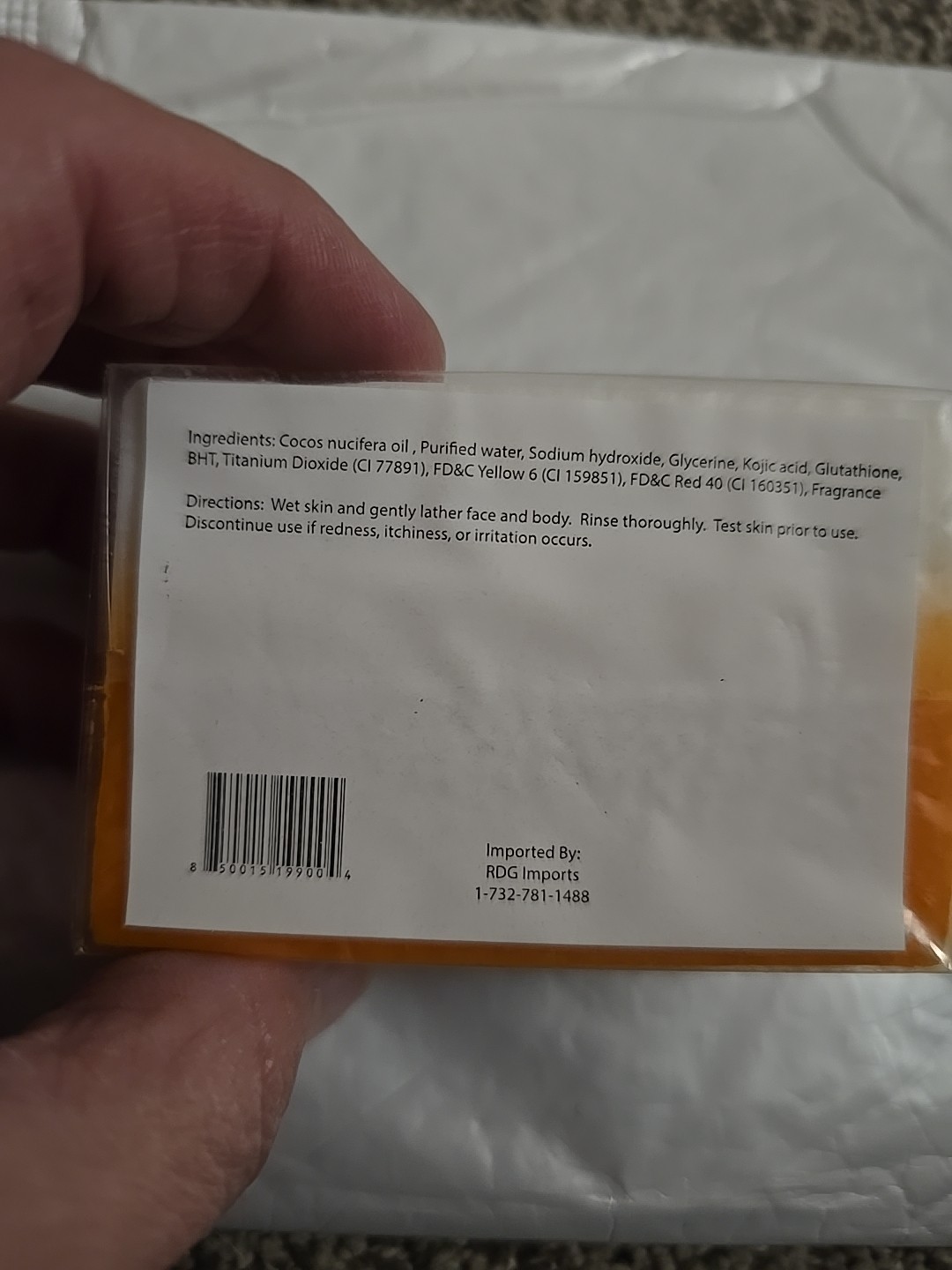Kojic Acid & Glutathione Original Soap 120gms (3 Bars) NEW SEALED