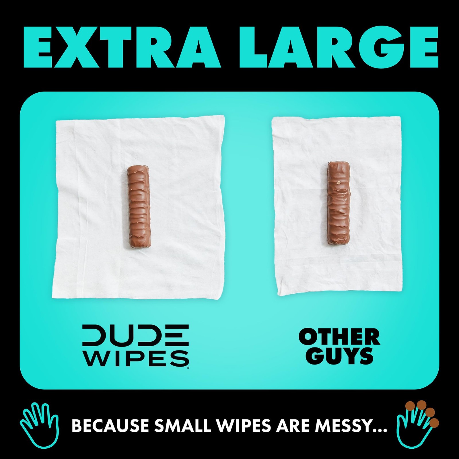 DUDE Wipes On-The-Go Flushable – 1 Pack, 30 30 Count (Pack of 1), black