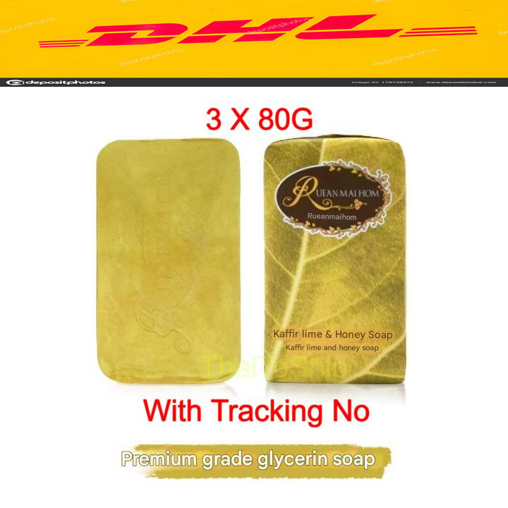 Kaffir Lime and Honey Clear facial Soap Authentic herbs with no artificial color