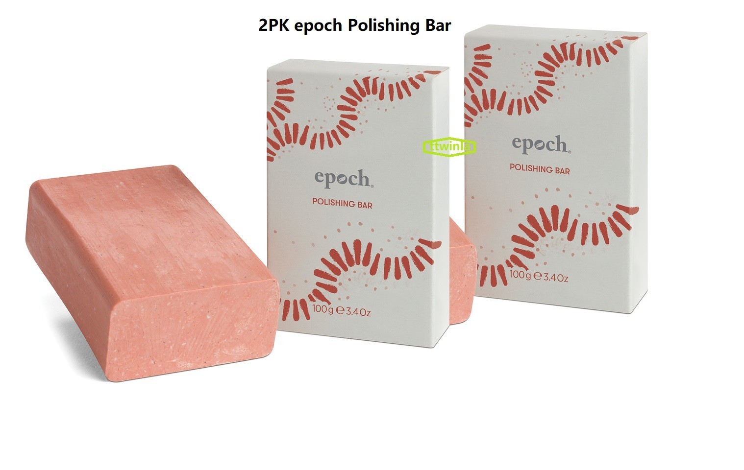 2 Packs -NuSkin Epoch Polishing Bar soap Safety-Allergy-Dermatologist Tested NEW