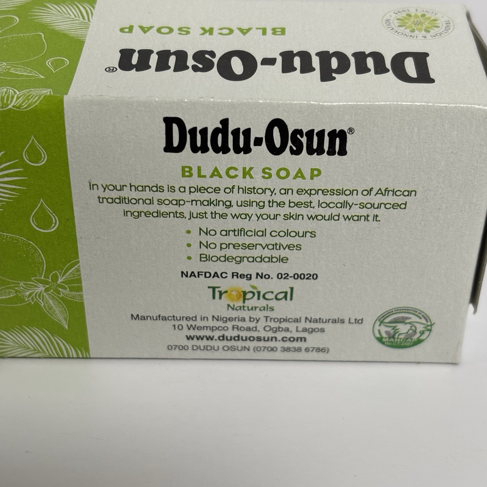Dudu-Osun African Black Soap Fresh Fragrance 150g Natural Bar Sealed New
