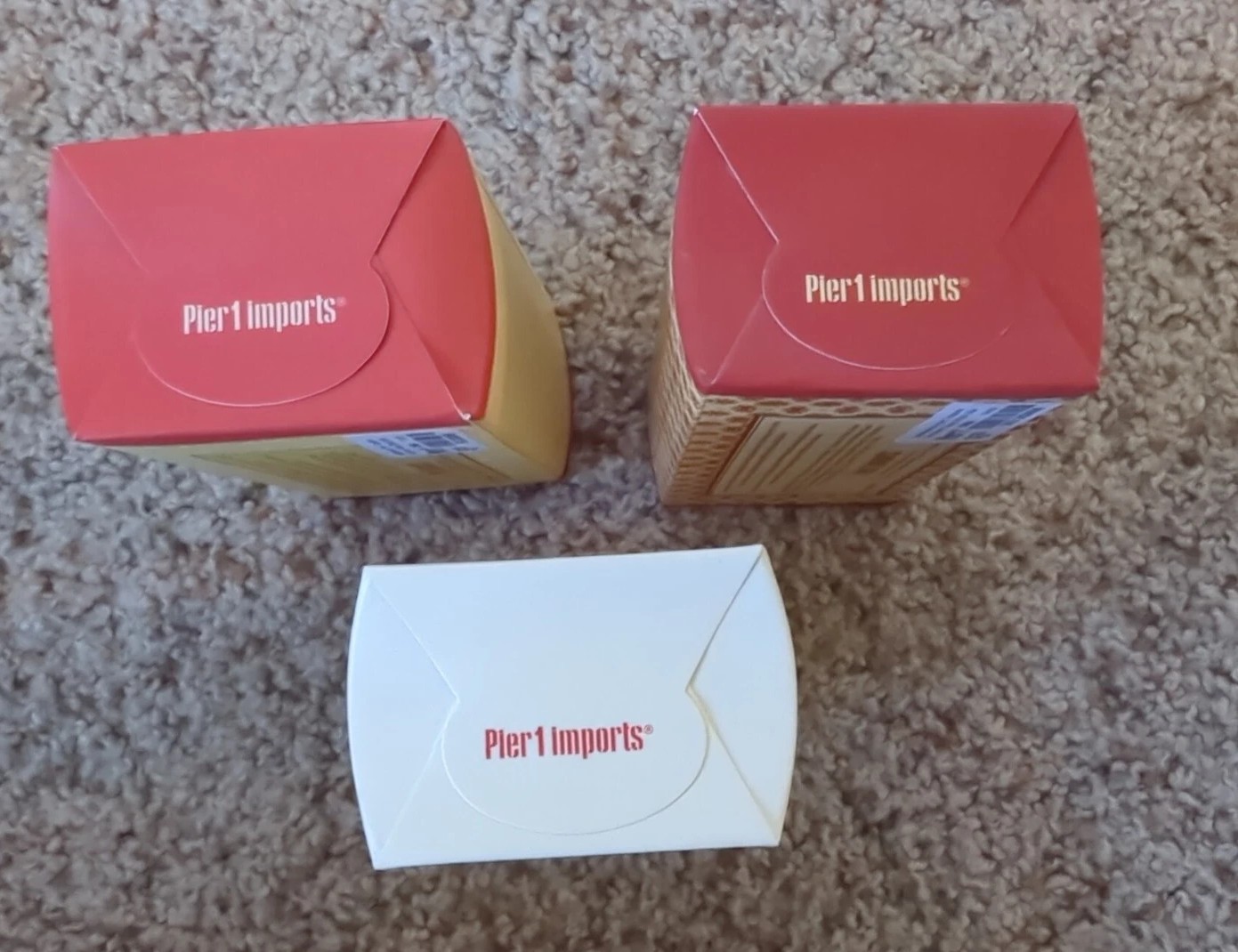 Pier 1 Imports Bath Soap 3 Bars 10 Oz Red Currant Cranberry Spice Vanilla NIB