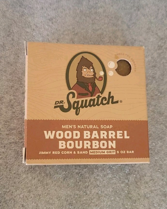 Dr. Squatch Wood Barrel Bourbon 5 oz Bar Soap – New