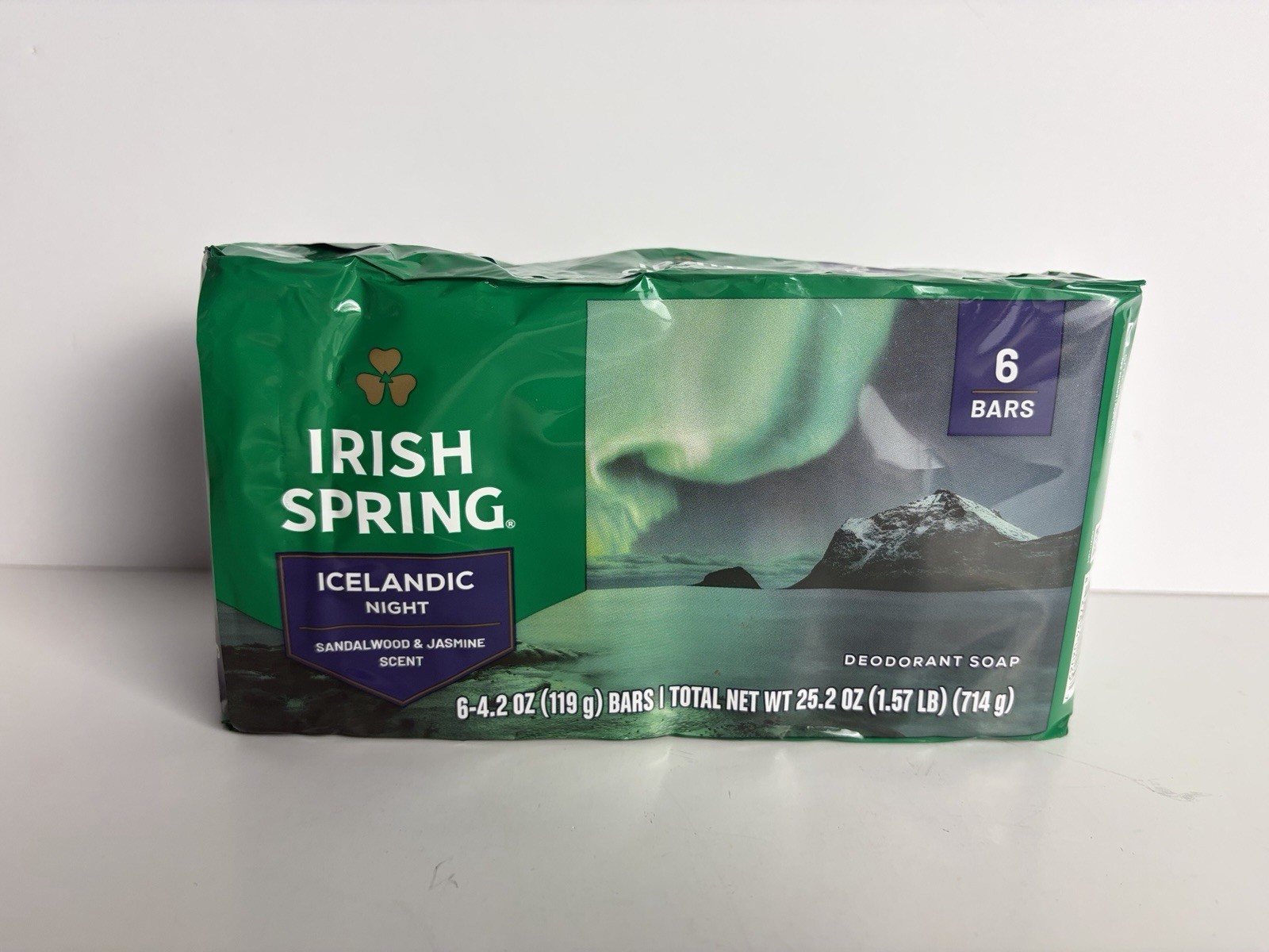 Irish Spring Bar Soap Icelandic Night 4.2oz 6 Bar