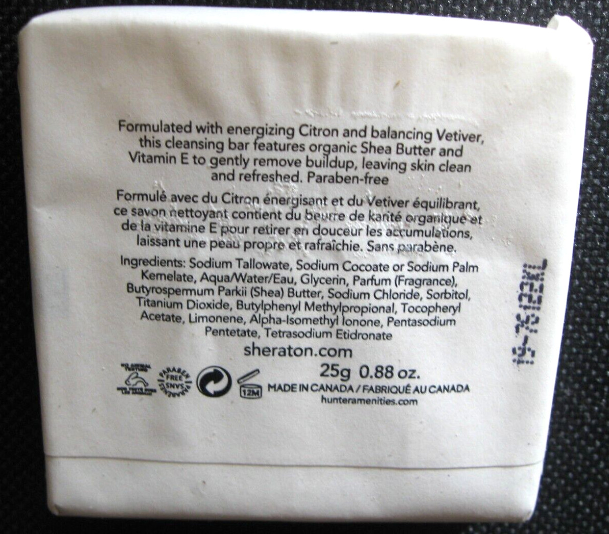 LOT OF 5 LE Grand Bain FACIAL SOAP BAR Citron+Vetiver 25g / 0.88oz Each