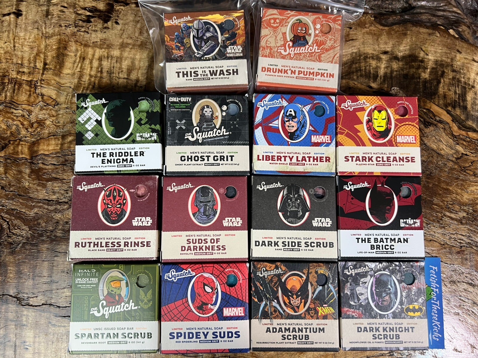Dr Squatch Mask On Limited Edition Soap Bundle New