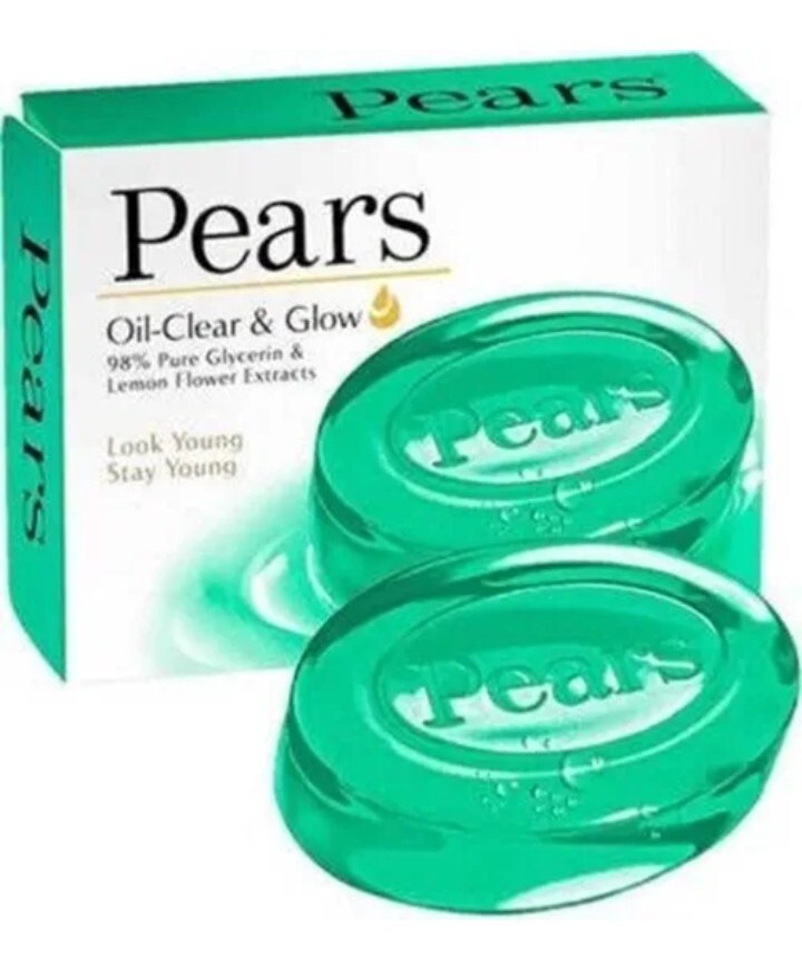 🆕️ PEARS (3.53 Oz.) Bar ●GLYCERIN & LEMON FLOWER EXTRACT● Oil-Clear Glow Bar🫧.