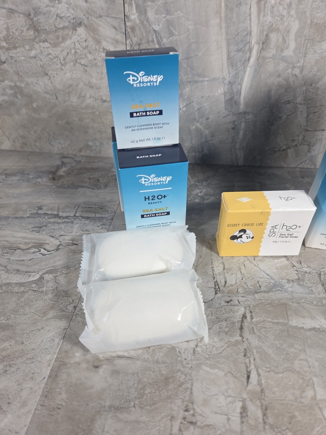 Disney Resort H20+ Sea Salt Facial Body Soaps 1.5-2.0 Oz Lot 12 Bars