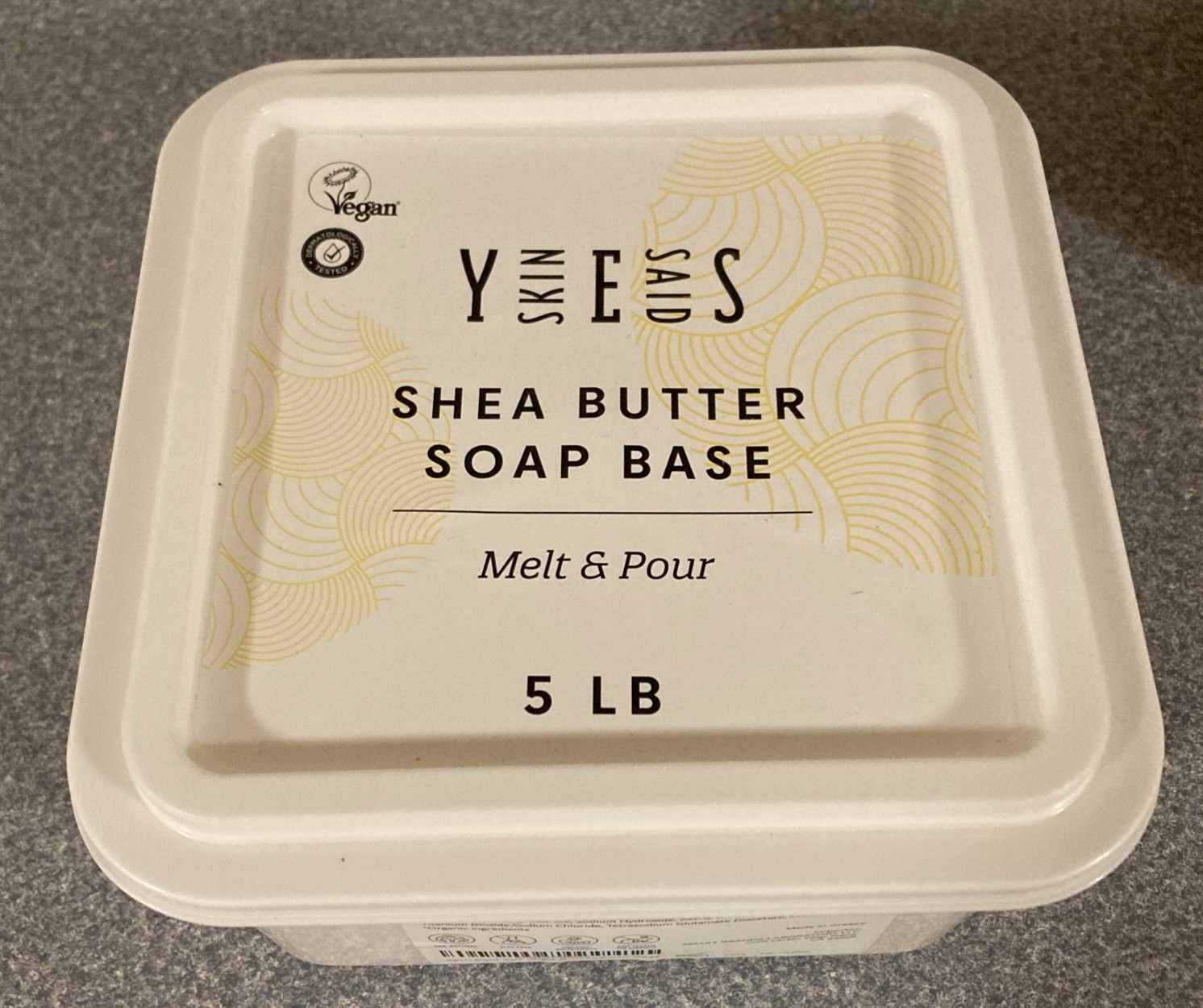 Skin Said Yes Shea Butter Soap Base – 5 Lb Melt and Pour Soap Base