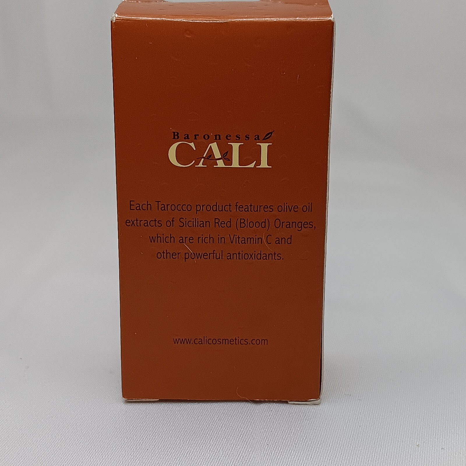 Tarocco Skin Cleanser 50g Red Orange Extracts Sicilian Spa Citrus New In Box
