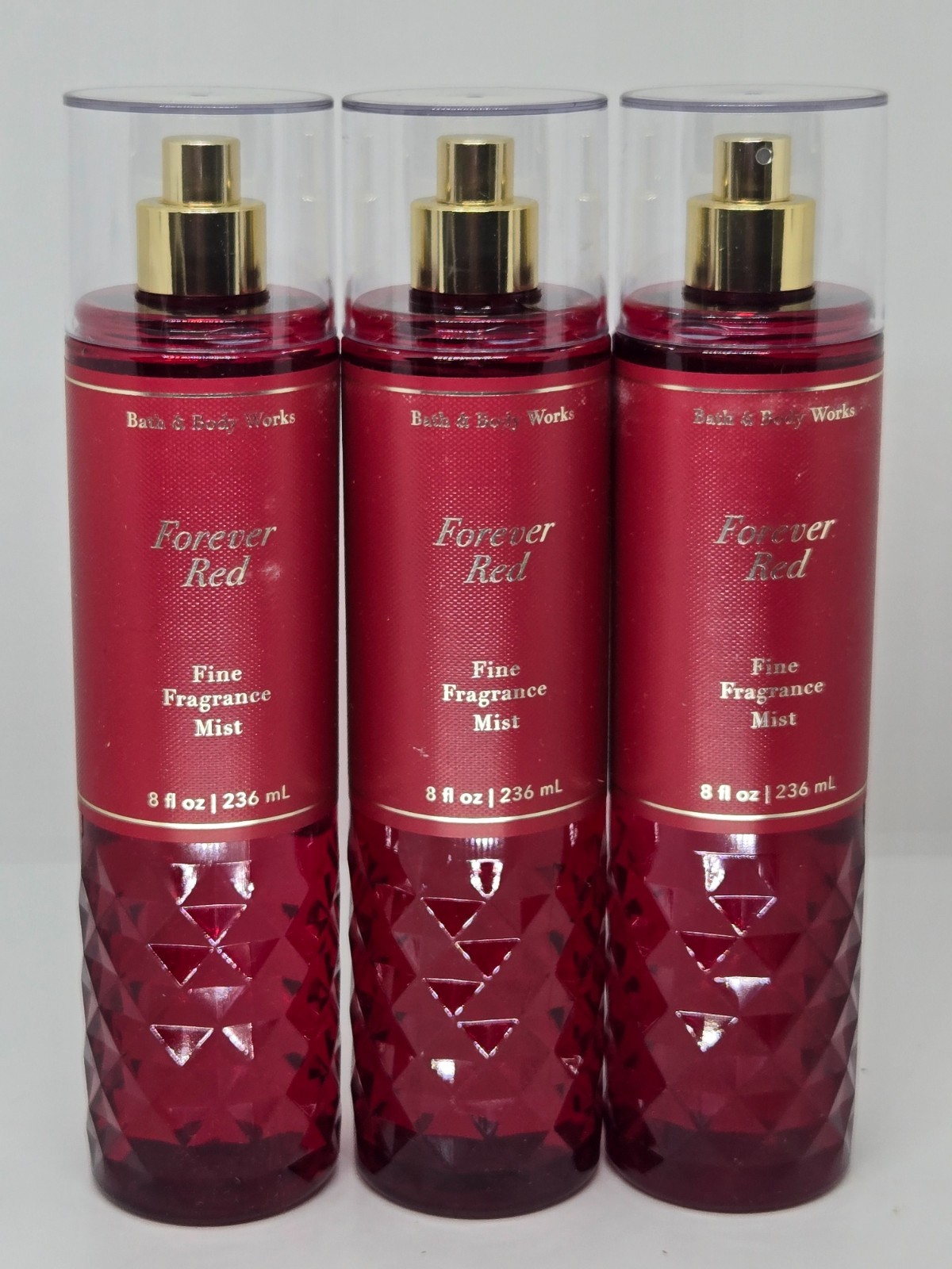 Bath Body Works Forever Red Fine Fragrance Mist x3