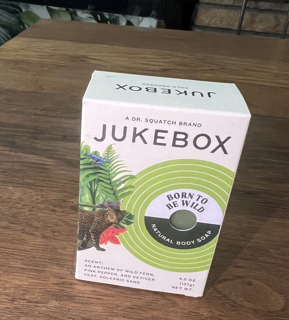Jukebox Born To Be Wild Natural Body Soap FERN,PINK PEPPER,VETIVER FEAT,VOLCANIC