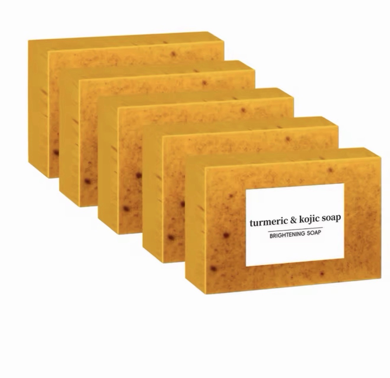 Homemade Tumeric Lemon Kojic Acid Soap Skin Whitening, Dark Spot Removal