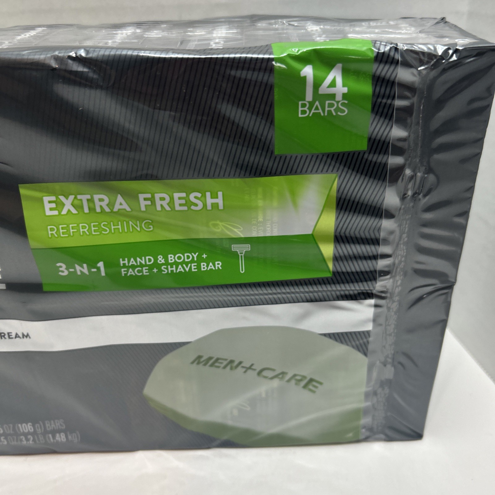 Dove Men+Care Body and Face Bar Extra Fresh 3.75 Ounce (14 Count)