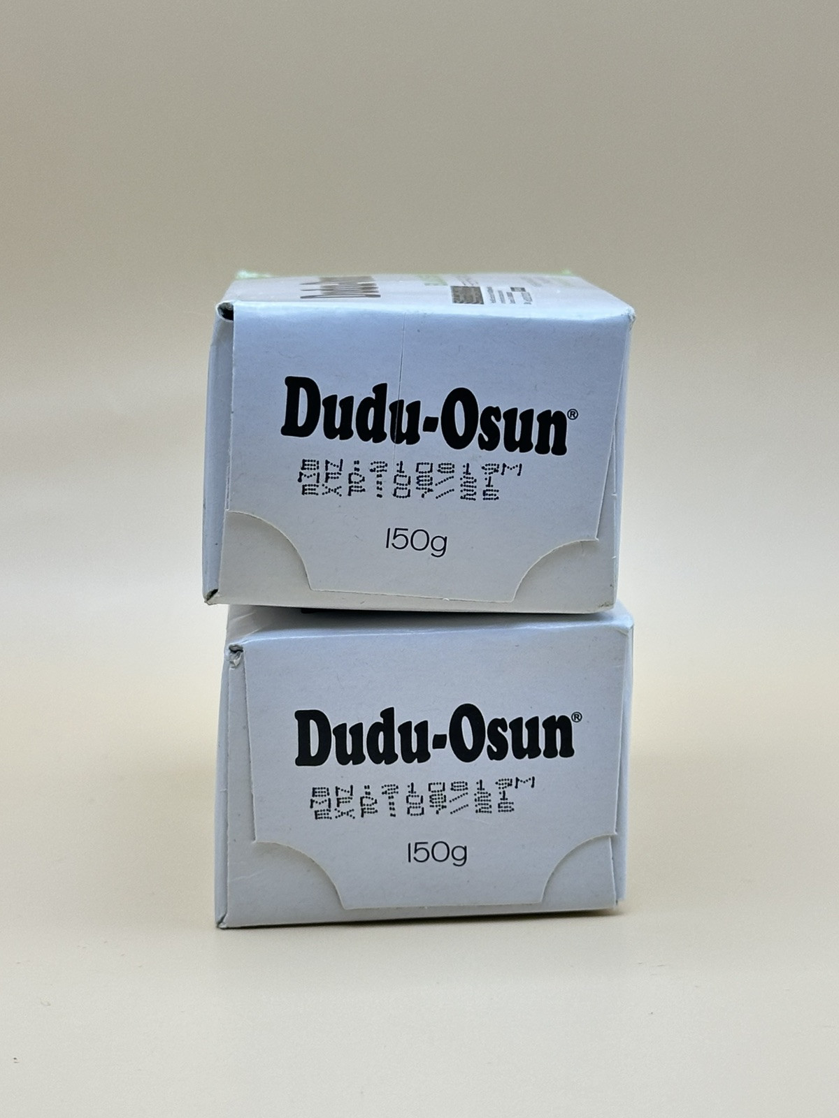 2 Pack DUDU OSUN African BLACK SOAP Natural Herbal RAW Free Shipping