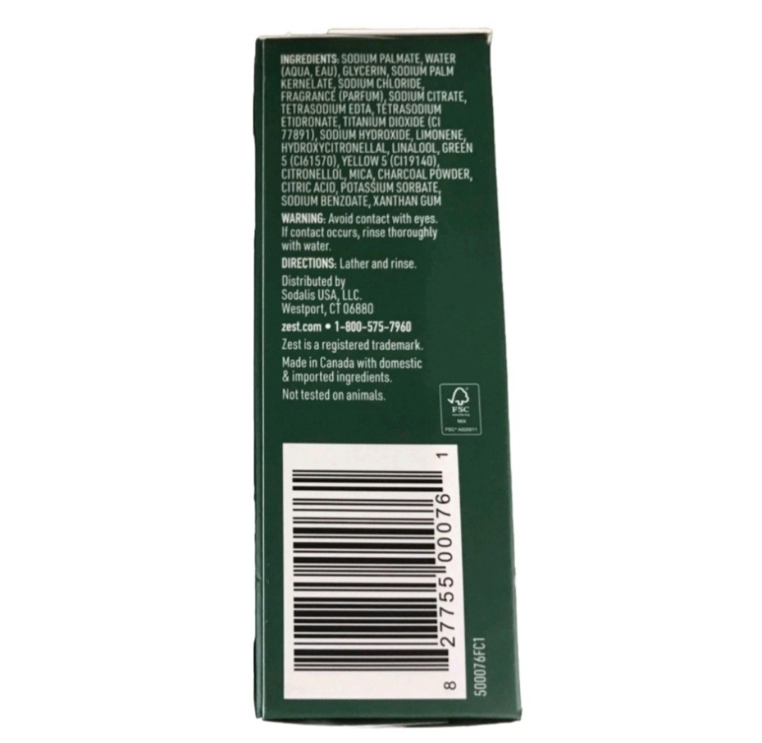 Ɣ ZEST (7.05 Oz.) 🟢🫧 ●BRUT● 🟢🫧 Classic Scented Deodorizier Moisture Bar 🫧.