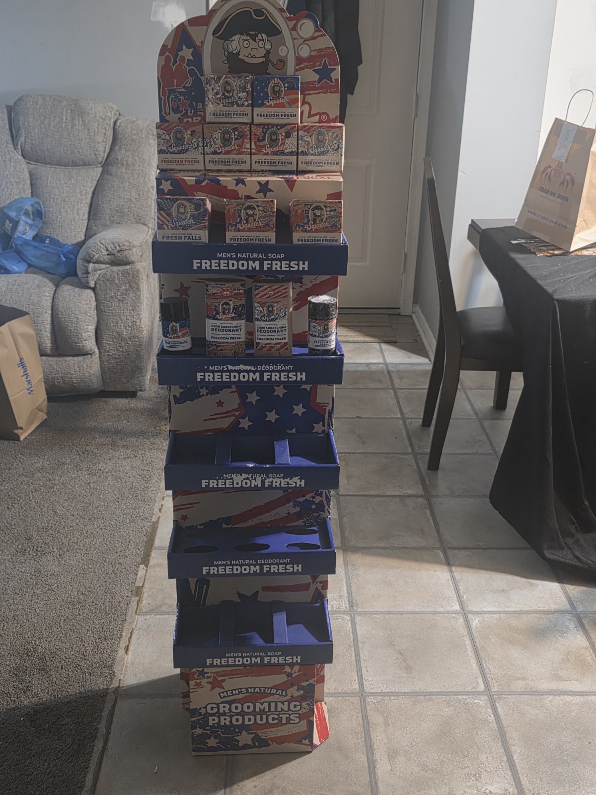 Dr Squatch Freedom Fresh Display And ENTIRE COLLECTION!