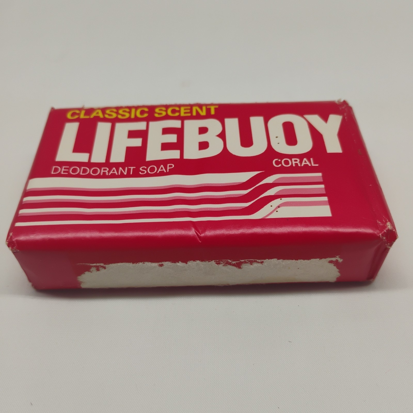 Brand New Unopened 1992 Lifebuoy Coral Classic Scent Bar Soap USA Lever Brothers