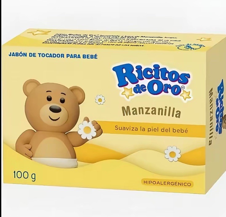 Ricitos de Oro Soap Bar 4 Pack 100% Natural Made In Mexico