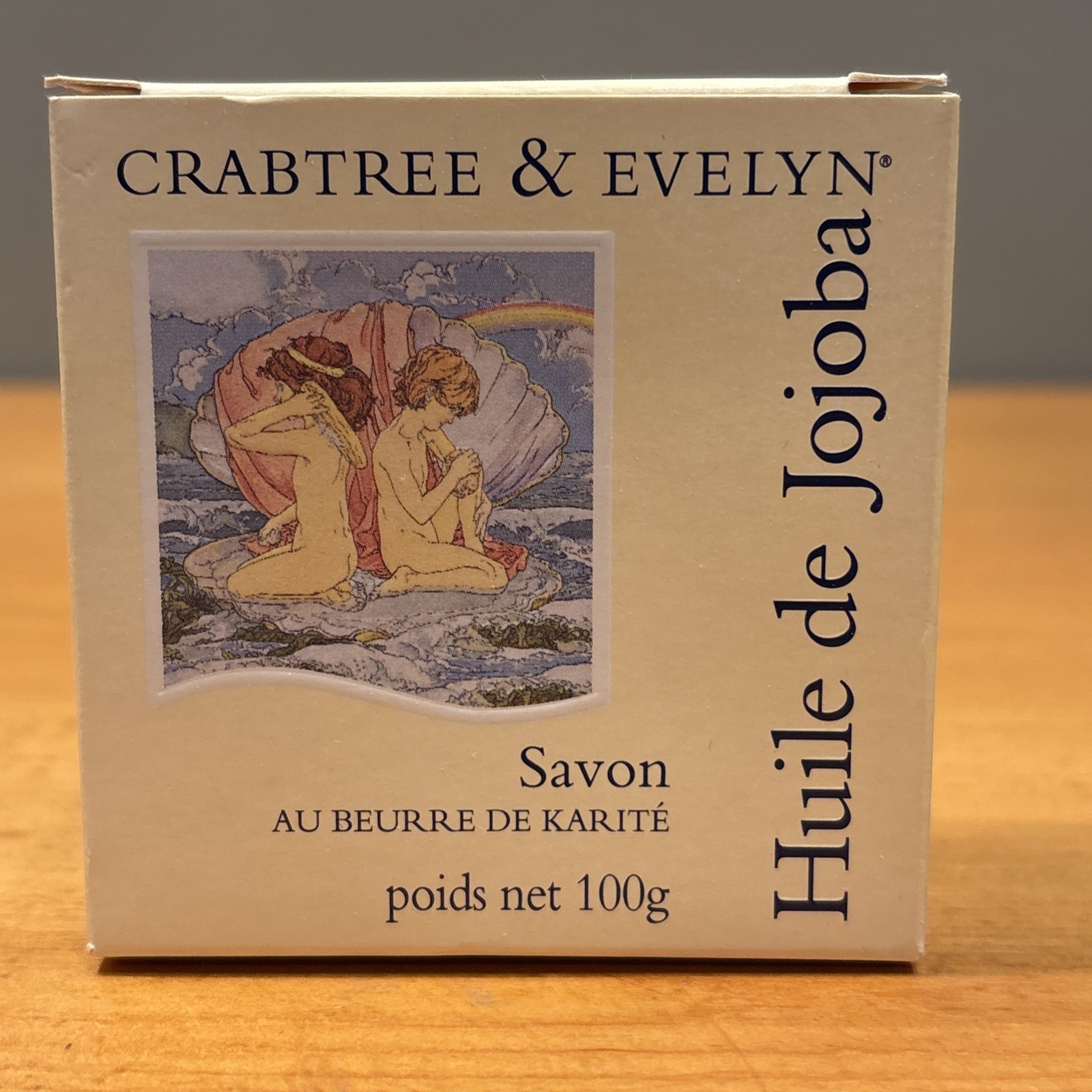 Crabtree & Evelyn Jojoba Oil 3.5oz. Triple-Milled Soap w Shea Butter