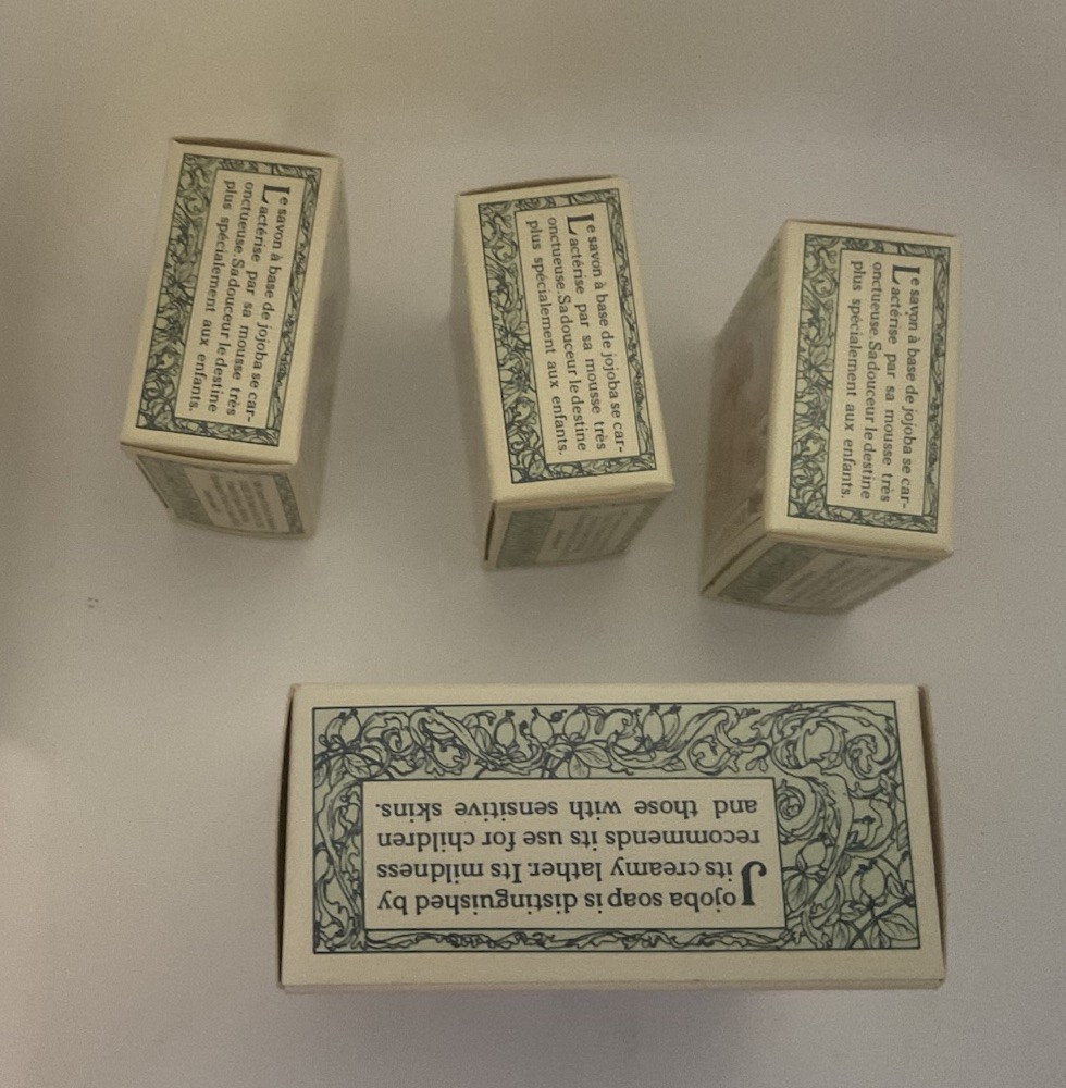 Vintage 1970s Crabtree & Evelyn Jojoba Oil Sea Shell Soap Set of 4