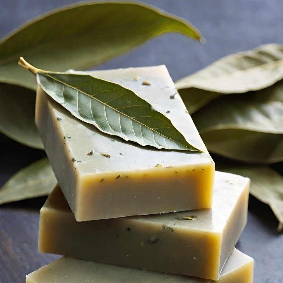Bay Leaf Handmade Organic Soap Bar Natural Oil Wonderful Scent Premium Body
