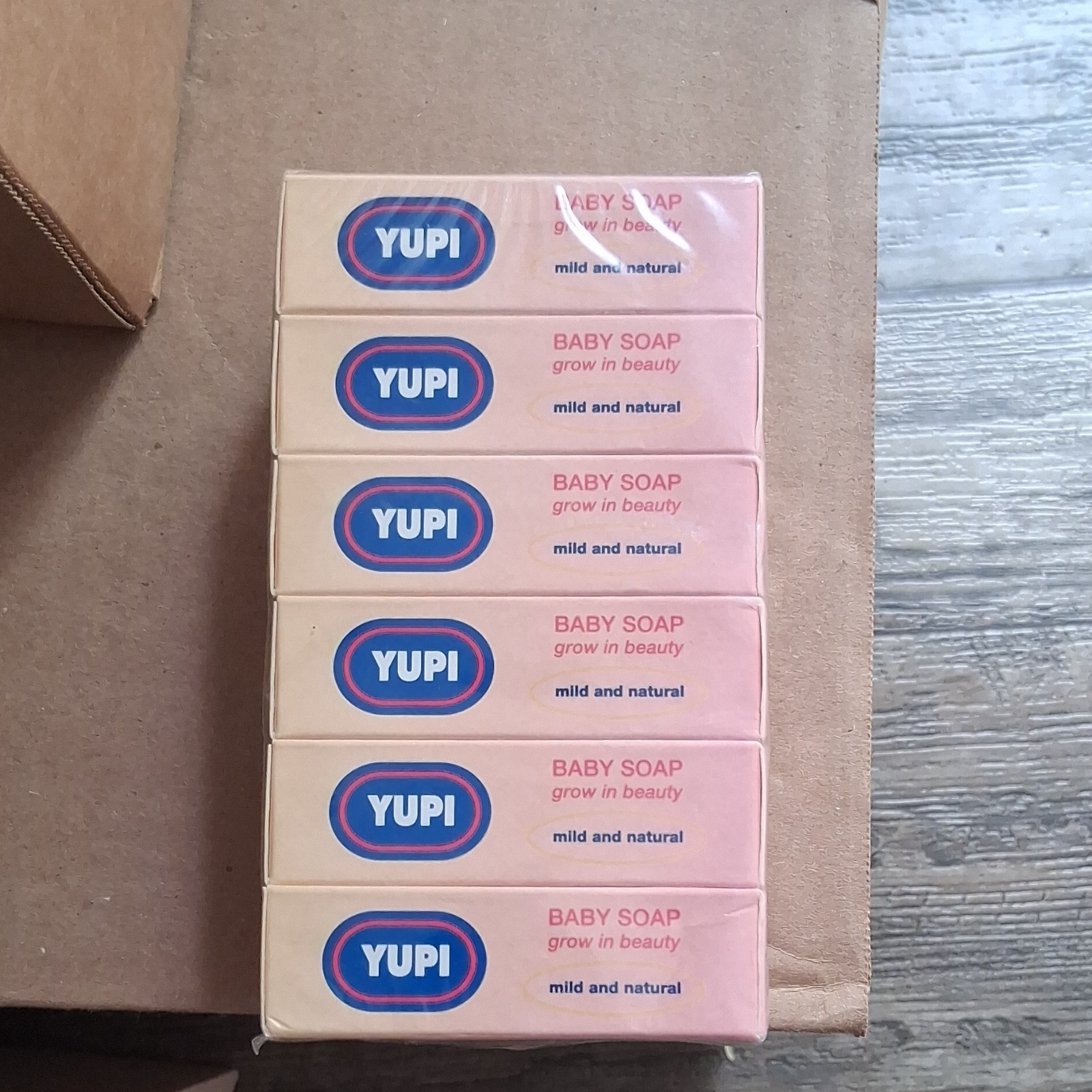 Yupi Mild Natural Pink Baby Soap Multipack for Unisex Baby & Toddler Body